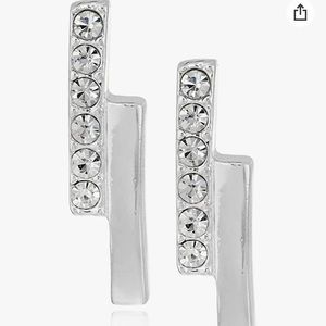 T Tahari Bar Ear Stud Earrings new in bag